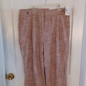 Christopher & Banks Brown Trousers Size 12 100 Percent Cotton